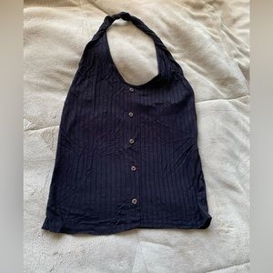 Adorable halter top black size medium